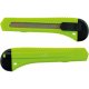Set 12 Cuttere Clasice Mari ECADA, Lama de 18 mm, Plastic/Metal, Culoare Verde/Negru, Cutter cu Sistem de Blocare, Cutter Clasic, Cutter Clasic Mare, Cutter, Set Cuttere