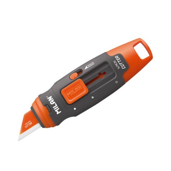 Cutter Milan cu Lama Ceramica, Sistem de Blocare si Lame Inteschimbabile, Cutter Lama Ceramica, Cutter cu Sistem de Blocare, Cutter Lame Interschimbabile, Cutter Hartie, Cutter Carton, Cutter Lame Ceramice