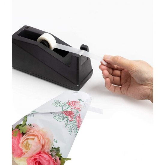 Suport Banda Adeziva MILAN, 33/66 m, Doua Suporturi de Sustinere, Neagra, Dispenser pentru Scotch, Dispenser pentru Banda Adeziva, Dispenser de Birou, Suport Scotch