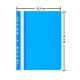 Dosare din Plastic cu Sina si Multiperforatii, 25 Buc/Set, 225x305 mm, Capacitate de 200 Coli, Culoare Albastra, Dosare din Plastic OFFICE Products, Dosar din Plastic pentru Documente, Dosar cu Sina Si Multiperforatii