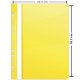 Dosare din Plastic cu Sina si Multiperforatii, 10 Buc/Set, 225x305 mm, Capacitate de 200 Coli, Culoare Galbena, Dosare din Plastic DONAU, Dosar din Plastic pentru Documente, Dosar cu Sina Si Multiperforatii