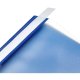 Dosare din Plastic cu Sina si Doua Perforatii, 50 Buc/Set, 225x305 mm, Capacitate 200 Coli, Culoare Albastru Inchis, Dosar din Plastic OFFICE Products, Dosar pentru Documente, Mapa Documente, Dosare pentru Arhivare Documente