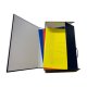 Mapa din Carton cu Elastic, 235x320x55mm, Max. 500 Coli, Albastra, Mapa pentru Documente, Mapa pentru Organizat, Mapa pentru Depozitare