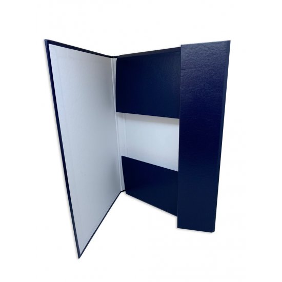 Mapa din Carton cu Elastic, 230x315x20 mm, Max. 200 Coli, Albastru, Mapa pentru Documente, Mapa pentru Organizat