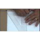 Echer Rio, 21 cm, 30/60, Plastic, Incolor, Echer Plastic Transparent, Echer Geometrie, Echer Unghi 30, Echer Unghi 60, Echere, Echere Geometrie, Instrumente Geometrie, Echer Plastic
