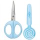 Foarfeca Scolara cu Protectie Deli Lollypop, 13.5 cm, Albastru, Foarfeca cu Protectie pentru Scoala, Foarfeca Scolara Albastra, Foarfeca pentru Copii, Foarfeca Albastra pentru Copii, Foarfeca cu Varf Rotunjit, Foarfeca pentru Scoala