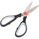 Foarfeca Multifunctionala Bucatarie cu Grip Deli, 21 cm, Neagra, Foarfeca Multifunctionala, Foarfeca Multifunctionala pentru Bucatarie, Foarfeca Multifunctionala pentru Bucatarie cu Grip, Foarfeca Multifunctionala din Material Inoxidabil