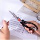 Foarfeca Multifunctionala Bucatarie cu Grip Deli, 21 cm, Neagra, Foarfeca Multifunctionala, Foarfeca Multifunctionala pentru Bucatarie, Foarfeca Multifunctionala pentru Bucatarie cu Grip, Foarfeca Multifunctionala din Material Inoxidabil