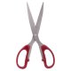 Foarfeca de Birou Deli, 21 cm, Rosu, Material Otel Inoxidabil, Foarfece, Foarfece Scoala, Foarfeca, Foarfece pentru Casa, Foarfeca Universala, Foarfeca de Birou, Foarfeca pentru Hartie si Carton
