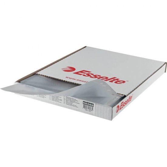 Set 100 Folii Protectie Documente Esselte, A4, 43 Microni, Folie Protectie Documente, Folie A4 de Protectie, Folie A4 Protectie Documente, Folii Protectie Esselte Documente, Set Folii Protectoare