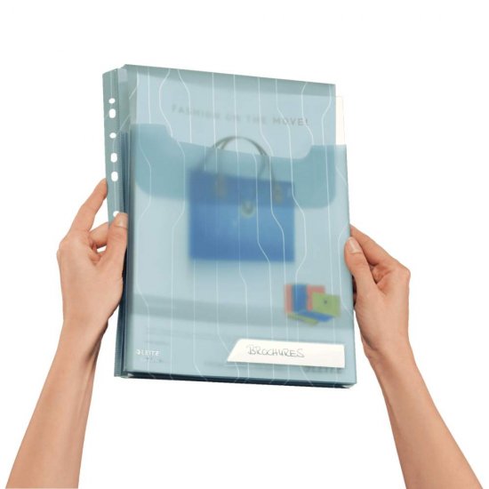 Set 5 Mape CombiFile Jumbo din Plastic Leitz, 40 Coli, Burduf 20 mm, Albastre, Mape Documente, Mapa Documente, Mapa pentru Documente, Mapa Protectie Documente, Mapa Biblioraft, Mapa Caiet Mecanic, Mapa Folie, Mapa cu Perforatii, Mapa Arhivare