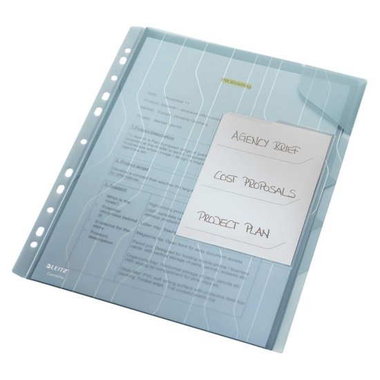 Mapa cu 3 Separatoare CombiFile Jumbo din Plastic Leitz, 3x20 Coli, Albastra, Mape Documente, Mapa cu Separatoare, Mapa pentru Documente, Mapa Protectie Documente, Mapa Biblioraft, Mapa Caiet Mecanic, Mapa Folie, Mapa cu Perforatii