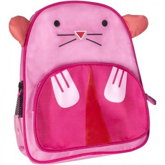 Ghiozdan Prescolari Willgo cu Model Pisica pentru Fete, Dimensiune 29x25x9  cm - Rucsac pentru Gradinita