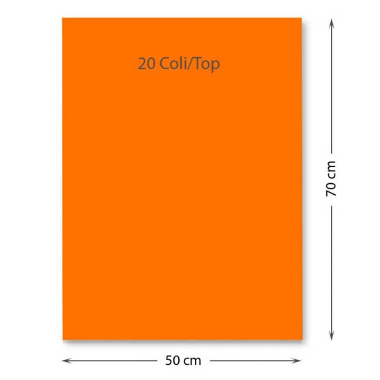 Hartie Cartonata FAVINI, Portocalie, 50x70 cm, 20 Coli/Top, 220 g/m², Carton Colorat, Carton Colorat 50x70, Hartie Cartonata Colorata, Hartie 50x70 Colorata, Coli Colorate, Top Hartie Cartonata, Coli Cartonate 50x70 cm, Hartie Cartonata Portocalie