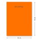 Hartie Cartonata FAVINI, Portocalie, 50x70 cm, 20 Coli/Top, 220 g/m², Carton Colorat, Carton Colorat 50x70, Hartie Cartonata Colorata, Hartie 50x70 Colorata, Coli Colorate, Top Hartie Cartonata, Coli Cartonate 50x70 cm, Hartie Cartonata Portocalie