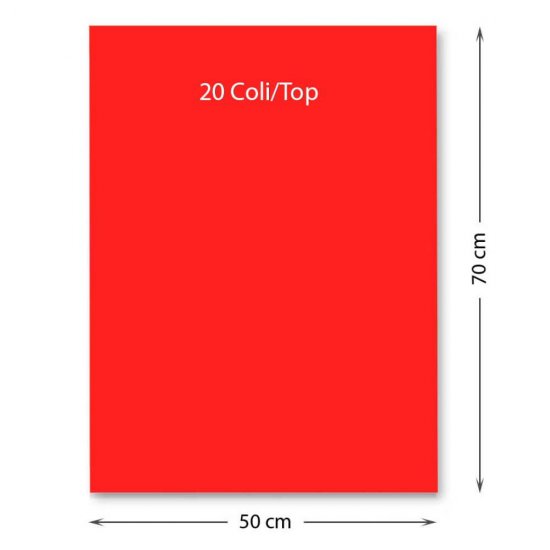 Hartie Cartonata FAVINI, Rosie, 50x70 cm, 20 Coli/Top, 220 g/m², Carton Colorat, Carton Colorat 50x70, Hartie Cartonata Colorata, Hartie 50x70 Colorata, Coli Colorate, Top Hartie Cartonata, Coli Cartonate 50x70 cm, Hartie Cartonata Rosie