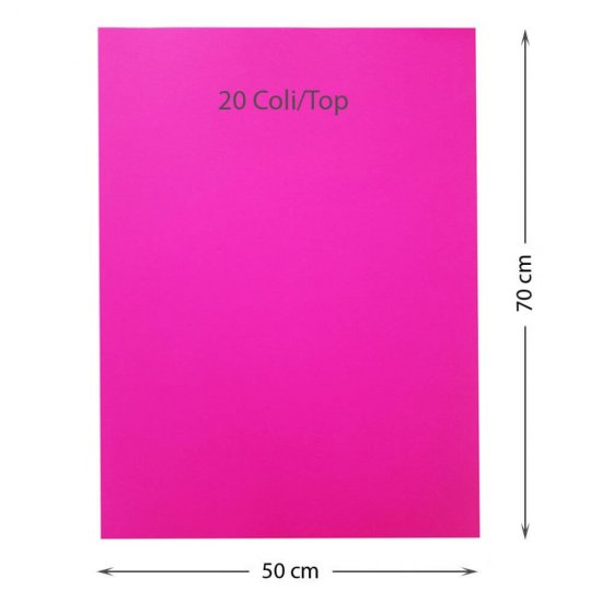 Hartie Cartonata FAVINI, Roz Ciclam, 50x70 cm, 20 Coli/Top, 220 g/m², Carton Colorat, Carton Colorat 50x70, Hartie Cartonata Colorata, Hartie 50x70 Colorata, Coli Colorate, Top Hartie Cartonata, Coli Cartonate 50x70 cm, Hartie Cartonata Ciclam