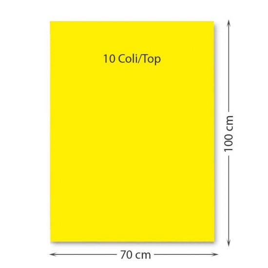 Hartie Cartonata FAVINI, Galbena, 70x100 cm, 10 Coli/Top, 220 g/m², Carton Colorat, Carton Colorat 70x100, Hartie Cartonata Colorata, Hartie 70x100 Colorata, Coli Colorate, Top Hartie Cartonata, Coli Cartonate 70x100 cm, Hartie Cartonata Galbena