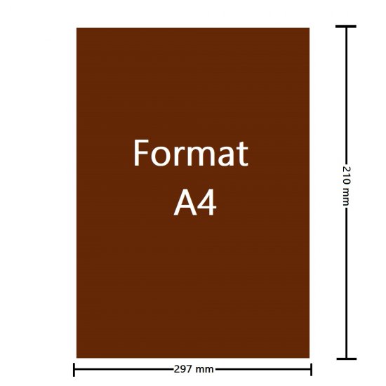 Hartie Autocolanta Color GOLDPAPER A4, 100 File/Set, Maro, 297x210 mm, 80 g/m², Hartie Autocolanta Maro, Set Hartie Autocolanta Maro, Top Hartie Autocolanta, Foi de Hartie A4 Autocolante, Hartie Autocolanta, Etichete Autoadezive