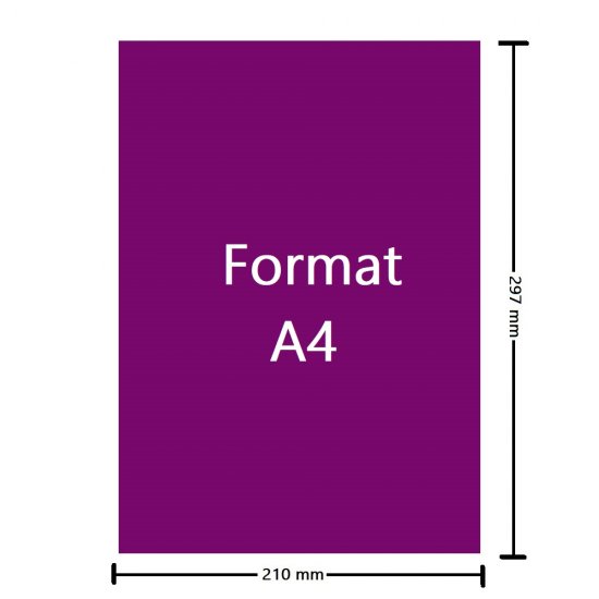 Hartie Autocolanta Color GOLDPAPER A4, 100 File/Set, Mov, 297x210 mm, 80 g/m², Hartie Autocolanta Mov, Set Hartie Autocolanta Mov, Top Hartie Autocolanta, Foi de Hartie A4 Autocolante, Hartie Autocolanta, Etichete Autoadezive