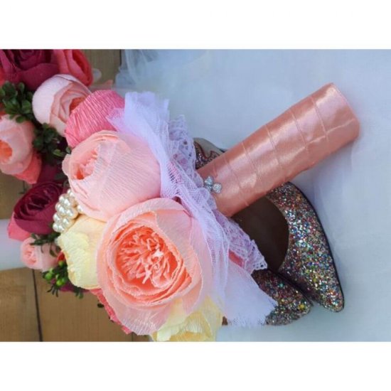 Hartie Floristica DACO, Model Inimi, 50x250 cm, 5 Buc/Set, 180 g/m², Alba, Hartie Creponata Floristica, Hartie Modelare Flori, Rola Hartie Creponata Floristica, Hartie Floristica 180 g, Rola Hartie Floristica, Hartie Floristica Colorata