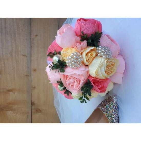 Hartie Floristica DACO, Model Inimi, 50x250 cm, 5 Buc/Set, 180 g/m², Alba, Hartie Creponata Floristica, Hartie Modelare Flori, Rola Hartie Creponata Floristica, Hartie Floristica 180 g, Rola Hartie Floristica, Hartie Floristica Colorata