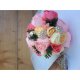 Hartie Floristica DACO, Model Inimi, 50x250 cm, 5 Buc/Set, 180 g/m², Alba, Hartie Creponata Floristica, Hartie Modelare Flori, Rola Hartie Creponata Floristica, Hartie Floristica 180 g, Rola Hartie Floristica, Hartie Floristica Colorata