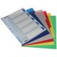 Index A4 Esselte, Plastic, cu 5 Separatoare Colorate, Index cu Separatoare Colorate, Index cu 5 Separatoare Colorate, Index de Plastic cu Separatoare, Index Arhiva, Index Dosar, Index Caiet Mecanic, Index Organizare