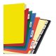Separatoare din Plastic EVOffice, 10 Culori/Set, Format A4, Despartitoare din Plastic, Separatoare Bibliorafturi - Index din Plastic