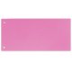 Separatoare din Carton EVOffice, Dimesiune 10x24 cm, 100 File/Set, Culoare Roz, Separatoare Bibliorafturi -  Despartitoare din Carton