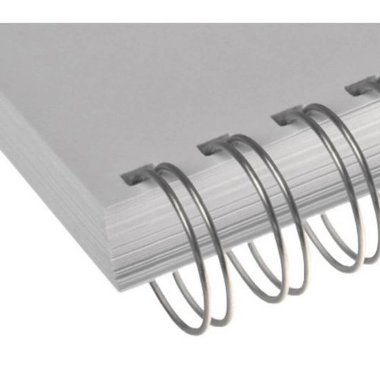 Inele din Metal pentru Indosariere EVOffice, Diametru Spira 11 mm, Capacitate 65-80 Coli, 100 Buc/Bax, Culoare Alba