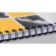 Inele din Metal pentru Indosariere EVOffice, Diametru Spira 8 mm, Capacitate 30-50 Coli, 100 Buc/Bax, Culoare Neagra