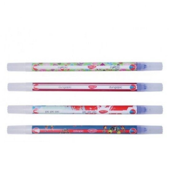Pic Corector cu Rescriere Daco, 50 Buc/Set, pentru Cerneala de Stilou, Pic Sters Cerneala Stilou, Pic Capat Stergere Cerneala si Capat Scriere, Corector Stilou, Carioca Corectoare, Picuri Corectoare pentru Stilou, Pic de Sters Stilou
