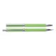 Set Pix + Creion Mecanic Daco, Corp din Metal Verde, Rezerva Creion 0.5 mm, Tip Mecanism Pix Rasucire, Set Pix si Creion Mecanic, Set Instrumente de Scris, Set Pix + Creion Mecanic, Pachet Pix si Creion Mecanic
