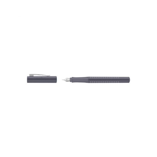 Stilou Penita Iridium M Faber-Castell Grip 2010, Culoare Corp Gri, Stilouri, Stilouri Scoala, Faber-Castell Stilouri Penita Iridium M, Stilou Scoala, Stilou Penita Iridium M Faber-Castell, Stilouri Elegante Birou