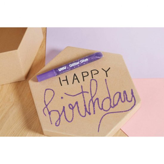 Set 6 Lipiciuri Glitter Uhu, 10 ml, Multicolor, Lipiciuri cu Glitter, Lipici cu Sclipici, Lipici Uhu, Lipiciuri Glitter, Lipici Glitter Uhu, Sclipici pentru Hartie, Adeziv Sclipici