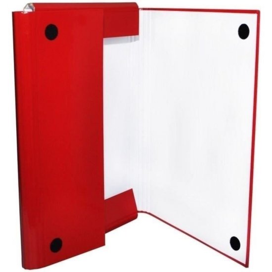 Mapa Carton A4 OFFICE Products cu Burduf 4 cm si Inchidere cu Arici, Capacitate 280 Coli, Culoare Bordo, Mapa pentru Documente, Mapa pentru Organizat, Mapa pentru Depozitat