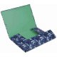 Mapa Carton MILAN, Model Waves, 36x25x3 cm, Prindere cu Elastic, Albastru/Verde, Mape din Carton, Mape pentru Acte, Dosar Documente, Mapa cu Elastic, Mapa Scolari, Mape Arhivare Documente, Mapa Carton cu Elastic, Dosar Mapa Carton