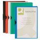 Mapa din Plastic Q-CONNECT cu Clips Metalic, 220x310mm, Coperta Frontala Transparenta si Coperta Spate Albastra, Mape din Plastic cu Clips Metalic, Mapa pentru Documente, Mapa pentru Organizat, Mapa pentru Depozitat