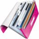 Mapa din Plastic A4 Leitz Wow, Roz Metalizat, 6 Compartimente, Mapa Proiecte, Mapa Prezentare A4, Mapa Leitz, Mapa Proiecte  Leitz, Mapa Compartimente Leitz, Mapa Proiecte Compartimente Leitz