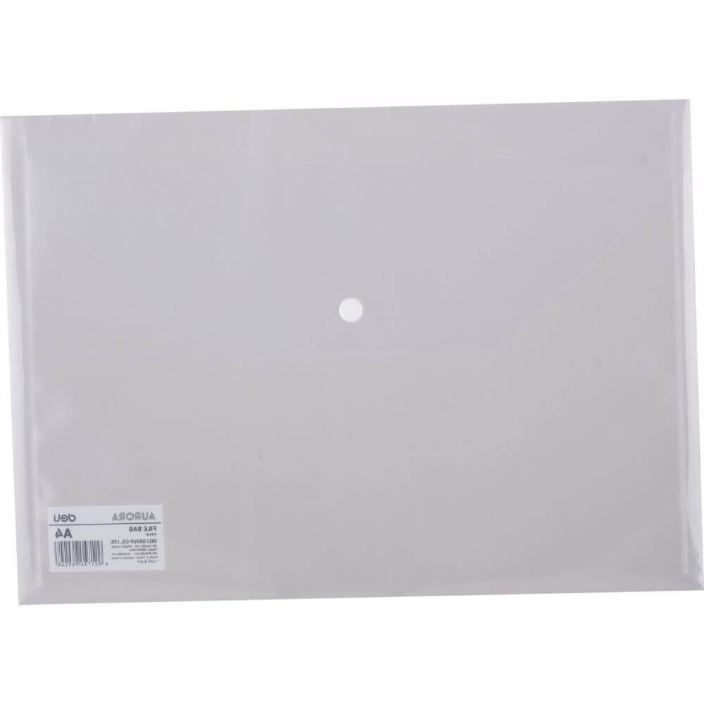 Mapa cu Capsa A4 Deli Rio, Plastic Transparent, Mape din Plastic, Mape ...