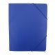 Mapa din Plastic Q-CONNECT cu Elastic pe Colturi, 247x319 mm, Culoare Albastra, Mapa pentru Documente, Mape Plastic A4, Mapa Protectie Documente, Mape Documente, Mape pentru Scoala