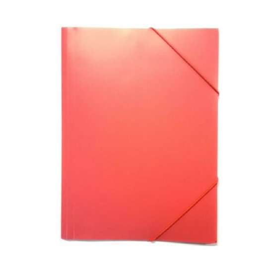 Mapa din Plastic Q-CONNECT cu Elastic pe Colturi, 247x319 mm, Culoare Rosie, Mapa pentru Documente, Mape Plastic A4, Mapa Protectie Documente, Mape Documente, Mape pentru Scoala