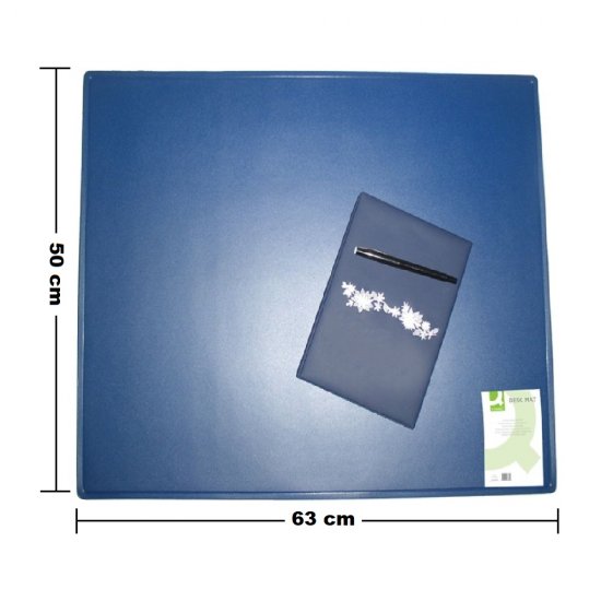 Mapa pentru Birou Q-CONNECT, 630x500 mm, Buretata si Colturi Rotunjite, Culoare Albastra, Mape pentru Birou, Mapa Protectie Birou, Mape de Protectie pentru Masa de Birou, Accesorii de Birou