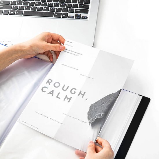 Mapa Prezentare Negru A4 Deli, 40 Folii, Coperta Flexibila din Plastic, Mapa, Mapa de Prezentare, Mapa de Prezentare Deli, Mapa de Prezentare A4, Mapa de Prezentare cu 40 Folii, Mapa de Prezentare Negru