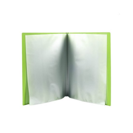 Mapa Prezentare Verde Neon A4 Deli, 60 Folii, Coperta Flexibila din Plastic, Mapa, Mapa de Prezentare, Mapa de Prezentare Deli, Mapa de Prezentare A4, Mapa de Prezentare cu 60 Folii, Mapa de Prezentare Verde Neon