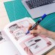Marker Permanent Deli Think, Varf 1.5 mm, Albastru, Pentru Suprafete Multiple, 1 Buc, Cerneala Albastra pe Baza de Alcool, Markere Permanente cu Varf, Marker Permanent Albastru