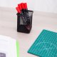Marker Permanent Deli Think, Varf 1.5 mm, Rosu, Pentru Suprafete Multiple, 1 Buc, Cerneala Rosie pe Baza de Alcool, Markere Permanente cu Varf, Marker Permanent Rosu