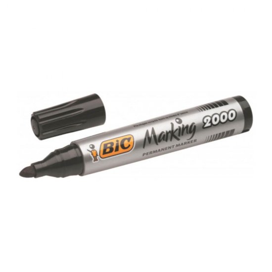 Set 2 Markere Permanente BIC 2000, Negru/Albastru, Marker BIC, Marker BIC Permanent, Marker Permanent, BIC Permanent, Markere BIC, Markere Permanente, Markere BIC Permanente, Marker de Scris, Accesorii de Scris, Instrumente de Scris