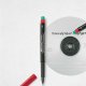 Marker Rosu Permanent cu Radiera Faber-Castell Multimark, Varf S, Evidentiatoare, Markere Permanente CD Faber Castell, Marker cu Radiera, Marker Personalizare Obiecte Sticla si Plastic, Markere Permanente CD-uri